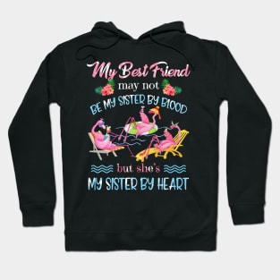 My Best Friend Is My Sister By Heart Hoodie